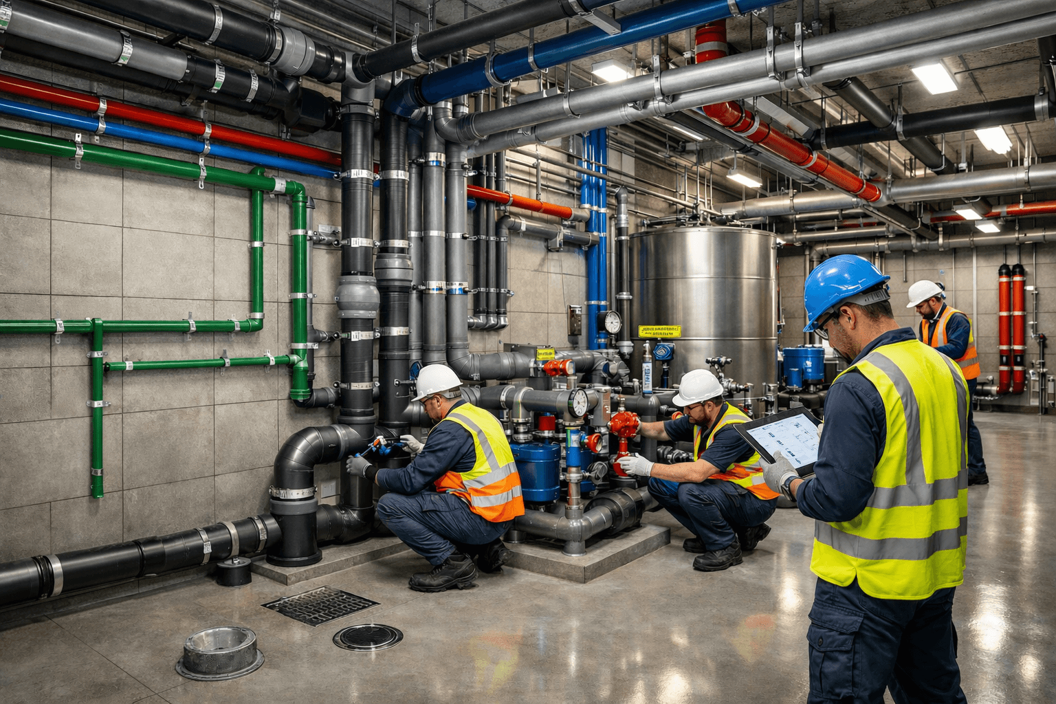 Plumbing manifold system